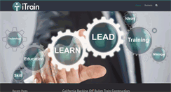 Desktop Screenshot of itrain.org