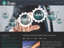 Tablet Screenshot of itrain.org
